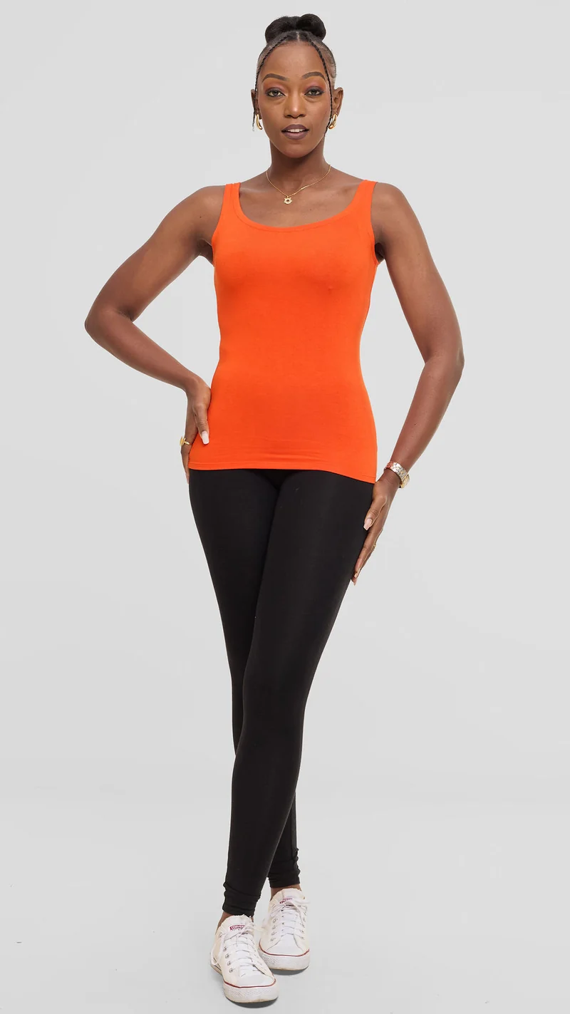 Vivo Essentials Tank Top - Orange
