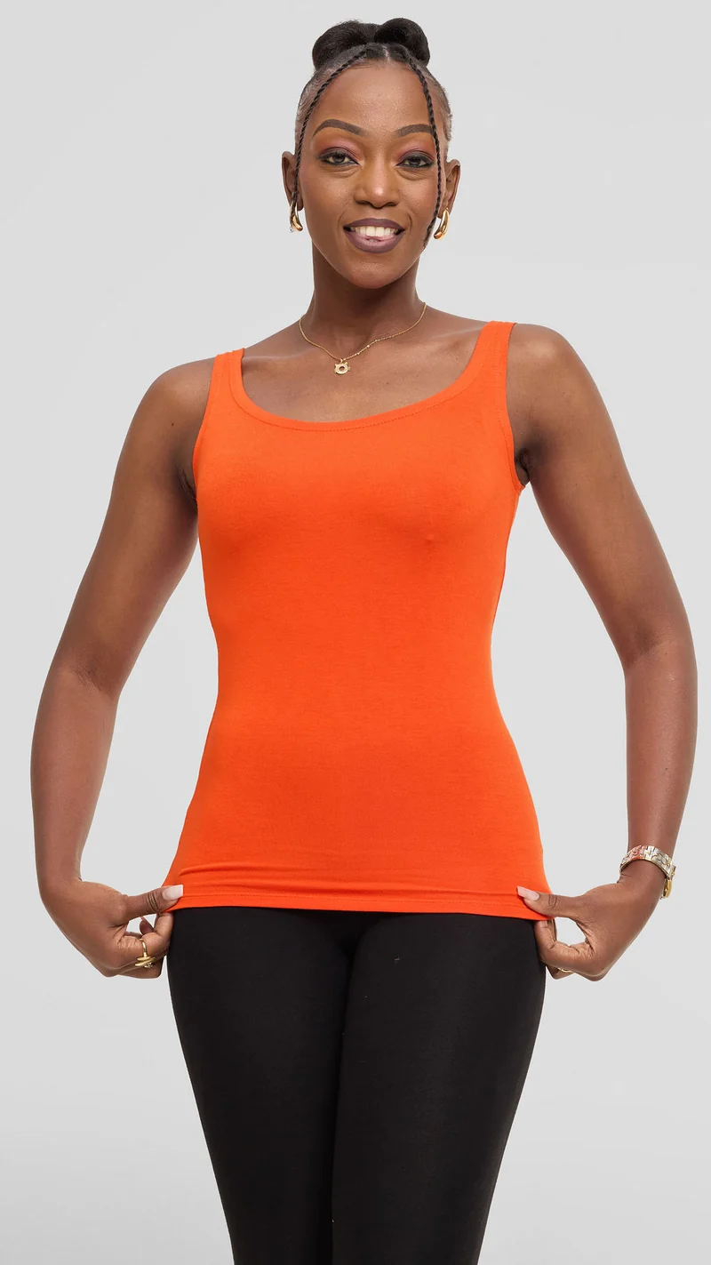 Vivo Essentials Tank Top - Orange