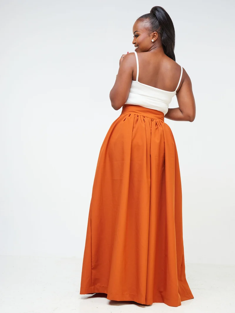 Izulu Kone pants - Burnt orange
