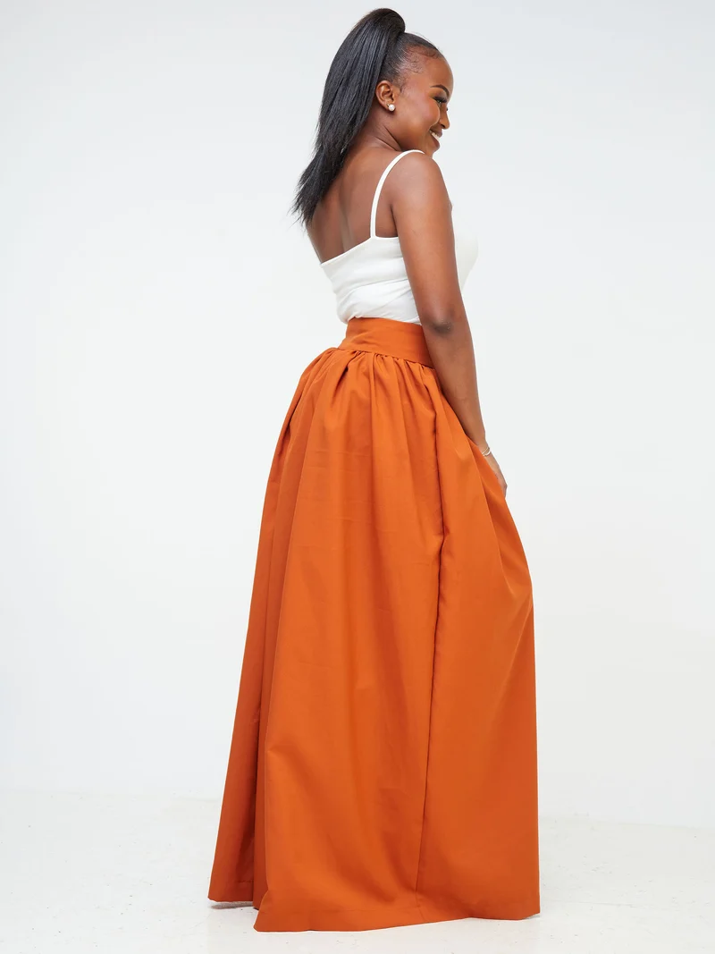 Izulu Kone pants - Burnt orange