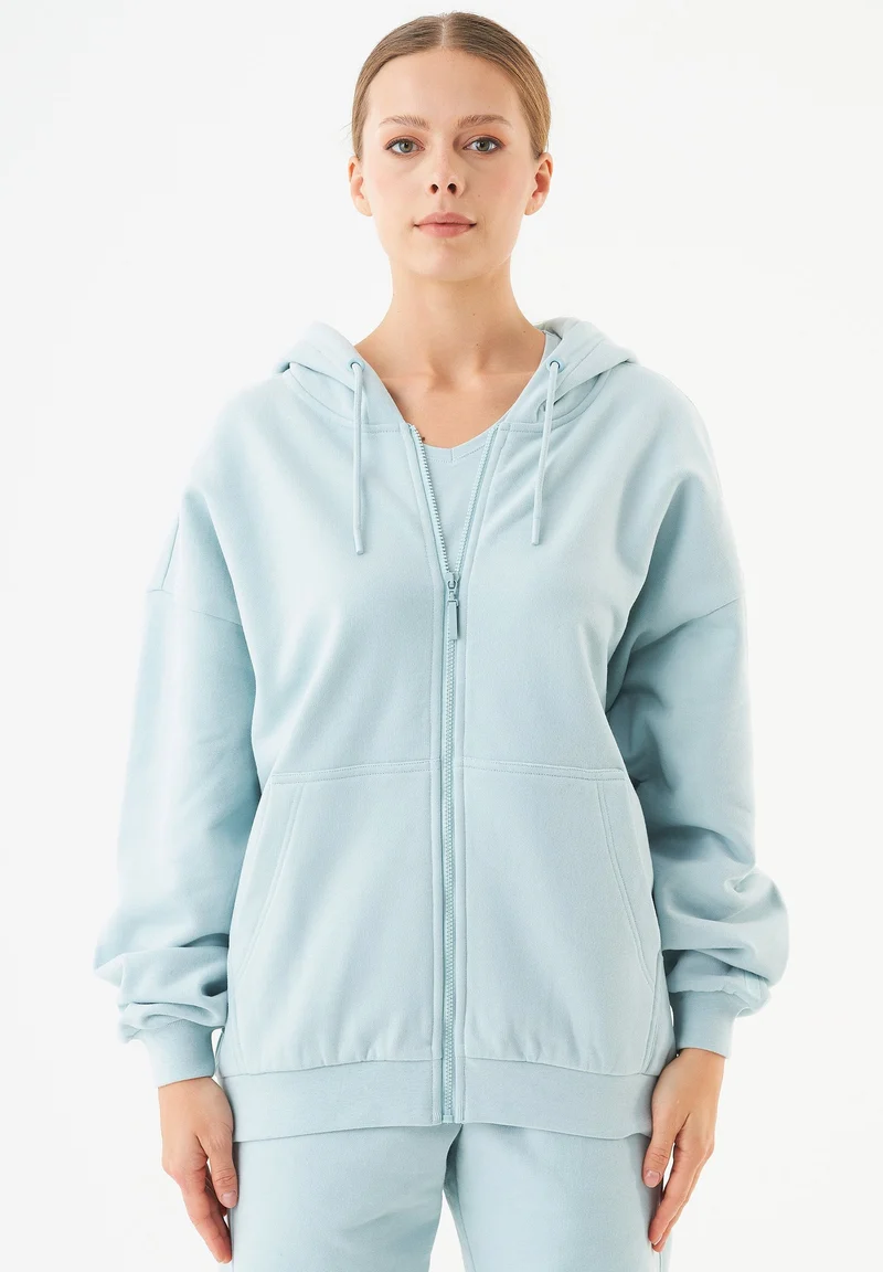 JALE Soft Touch Sweatjacke aus Bio-Baumwolle
