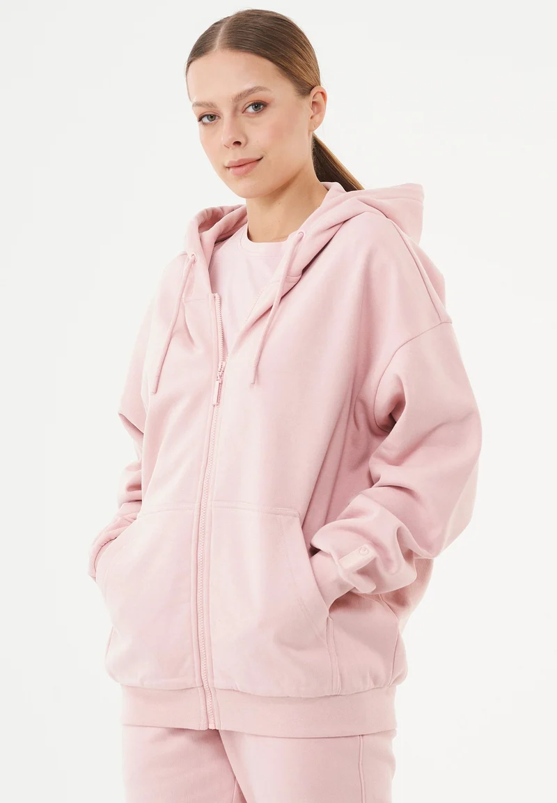 JALE Soft Touch Sweatjacke aus Bio-Baumwolle