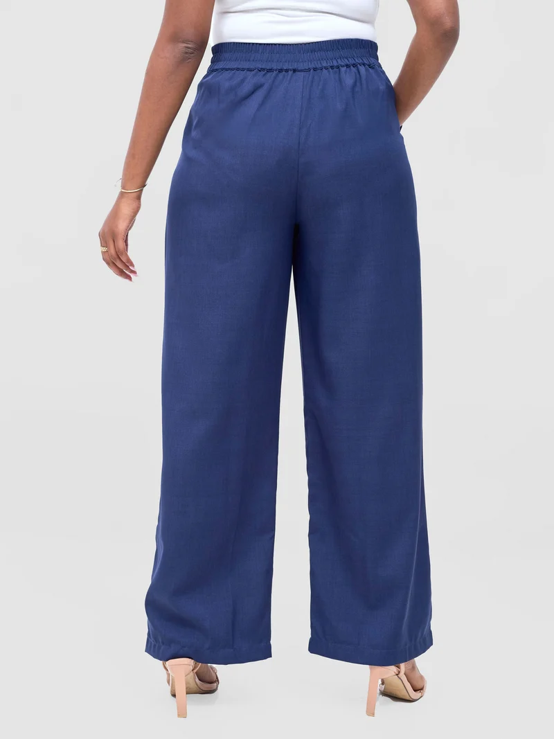 Vivo Niari straight leg Pants - Navy