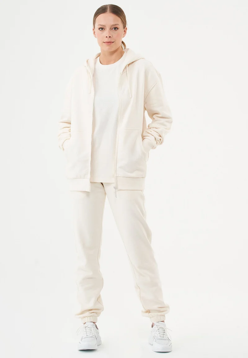 JUNDA Unisex Soft Touch Sweatjacke aus Bio-Baumwolle