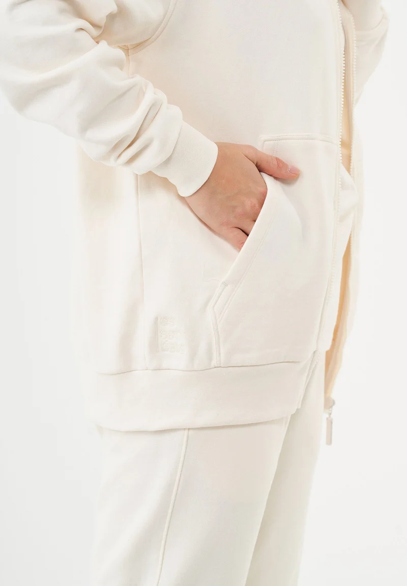JUNDA Unisex Soft Touch Sweatjacke aus Bio-Baumwolle