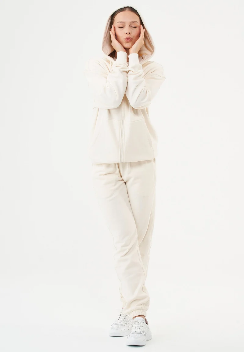 JUNDA Unisex Soft Touch Sweatjacke aus Bio-Baumwolle