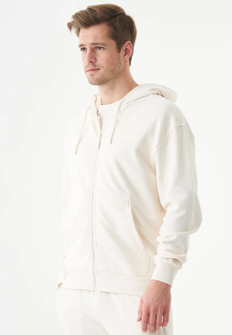 JUNDA Unisex Soft Touch Sweatjacke aus Bio-Baumwolle