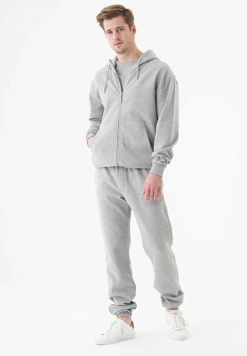 JUNDA Unisex Soft Touch Sweatjacke aus Bio-Baumwolle