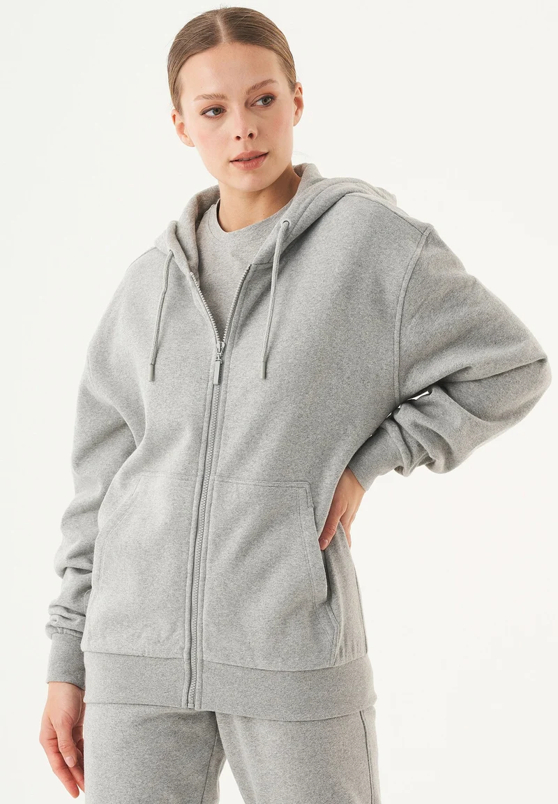 JUNDA Unisex Soft Touch Sweatjacke aus Bio-Baumwolle