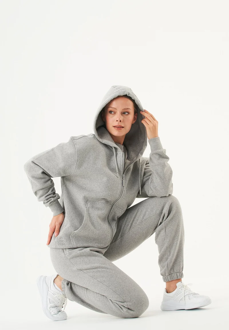 JUNDA Unisex Soft Touch Sweatjacke aus Bio-Baumwolle