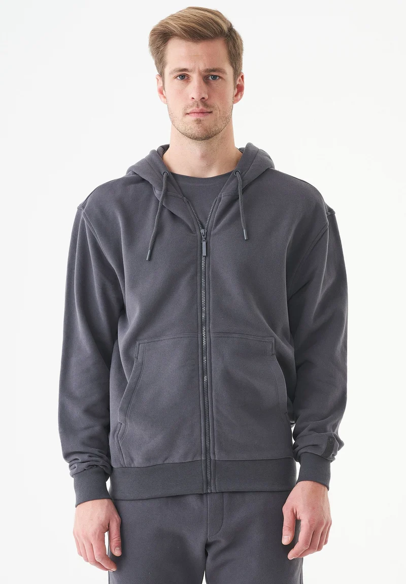 JUNDA Unisex Soft Touch Sweatjacke aus Bio-Baumwolle