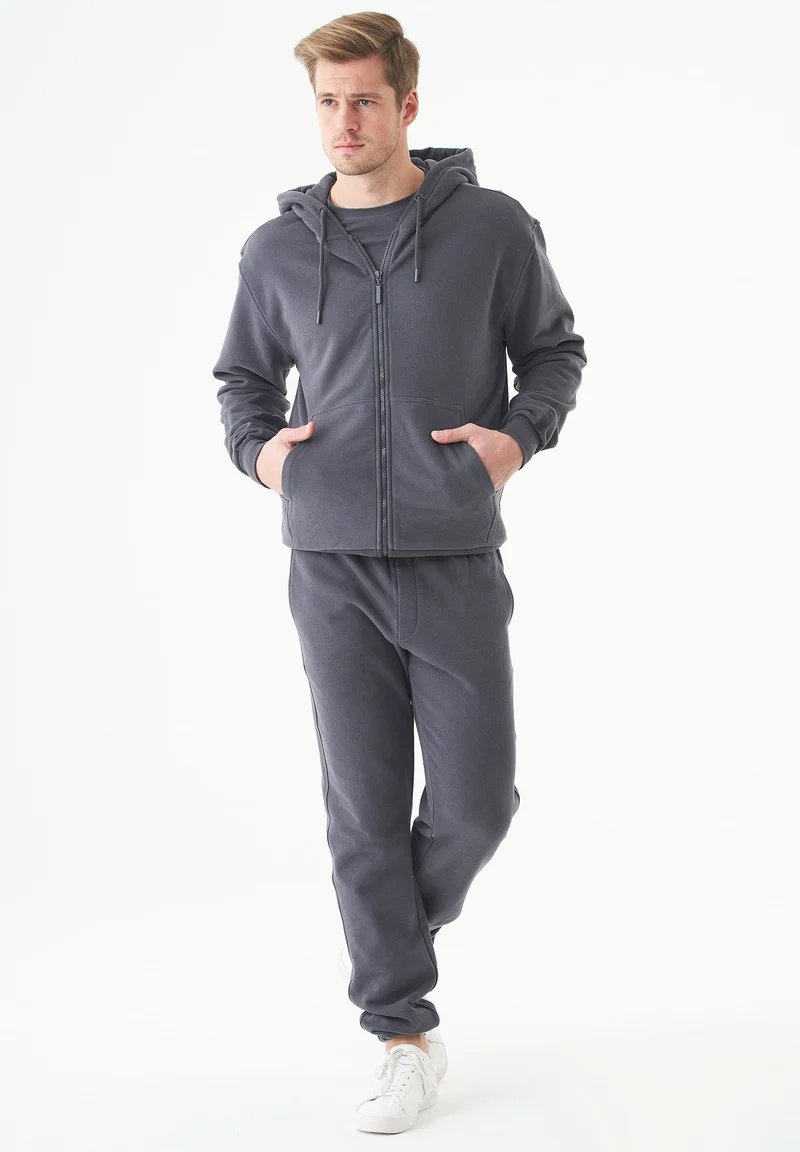 JUNDA Unisex Soft Touch Sweatjacke aus Bio-Baumwolle