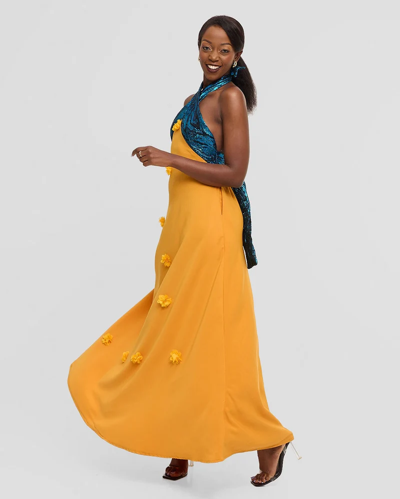 Waridi Dress - Yellow