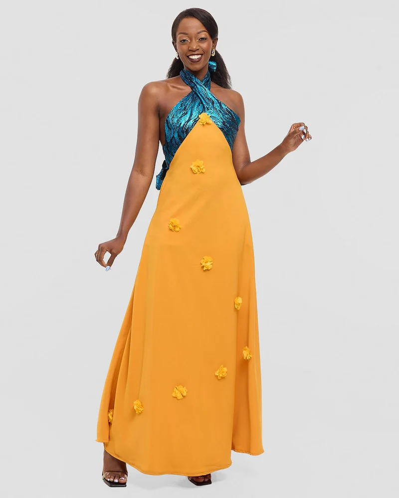 Waridi Dress - Yellow