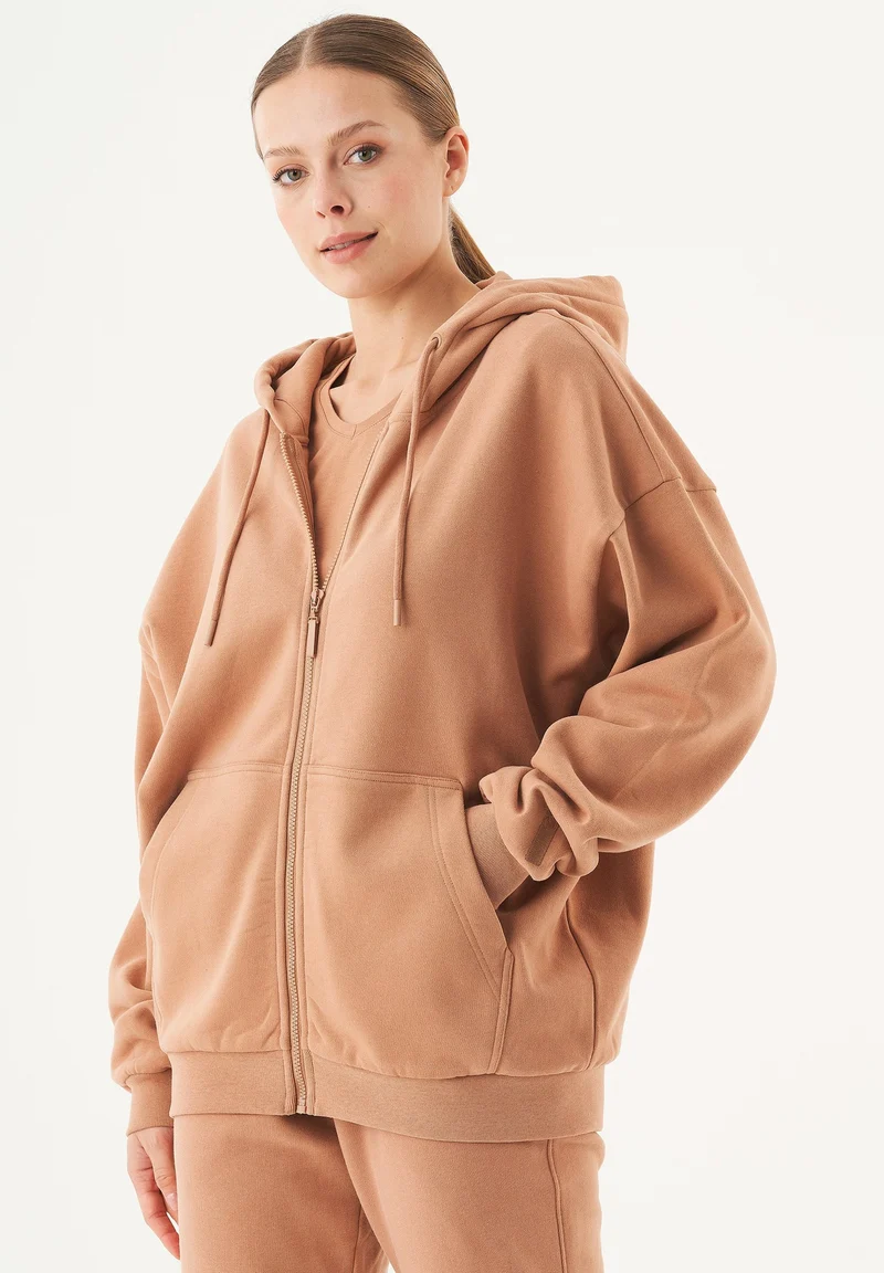 JALE Soft Touch Sweatjacke aus Bio-Baumwolle