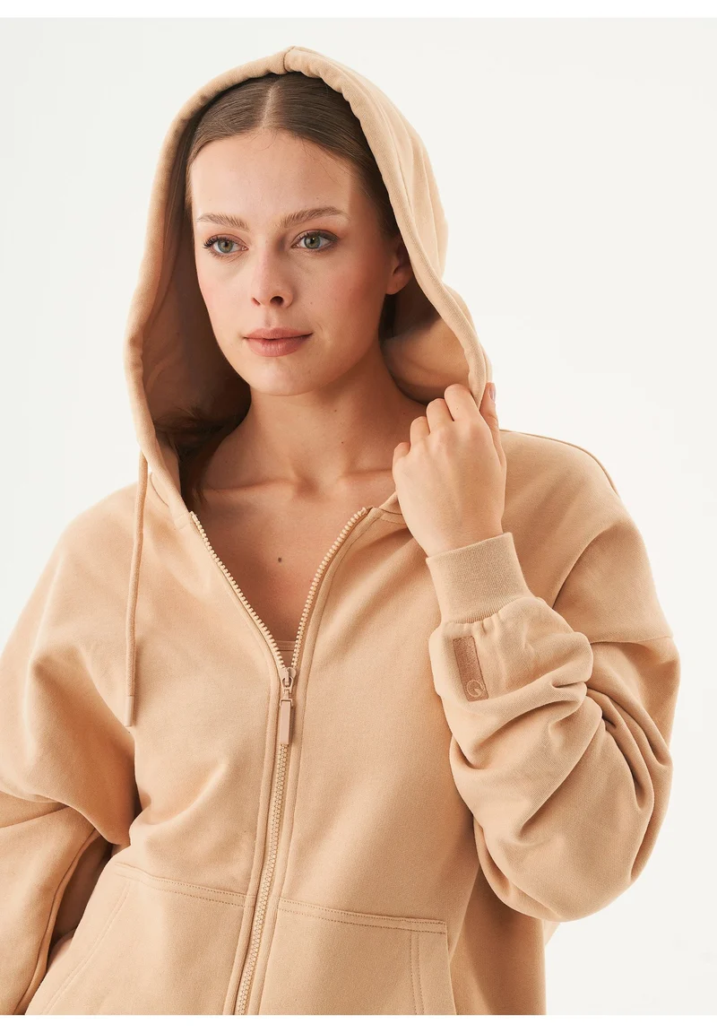 JALE Soft Touch Sweatjacke aus Bio-Baumwolle