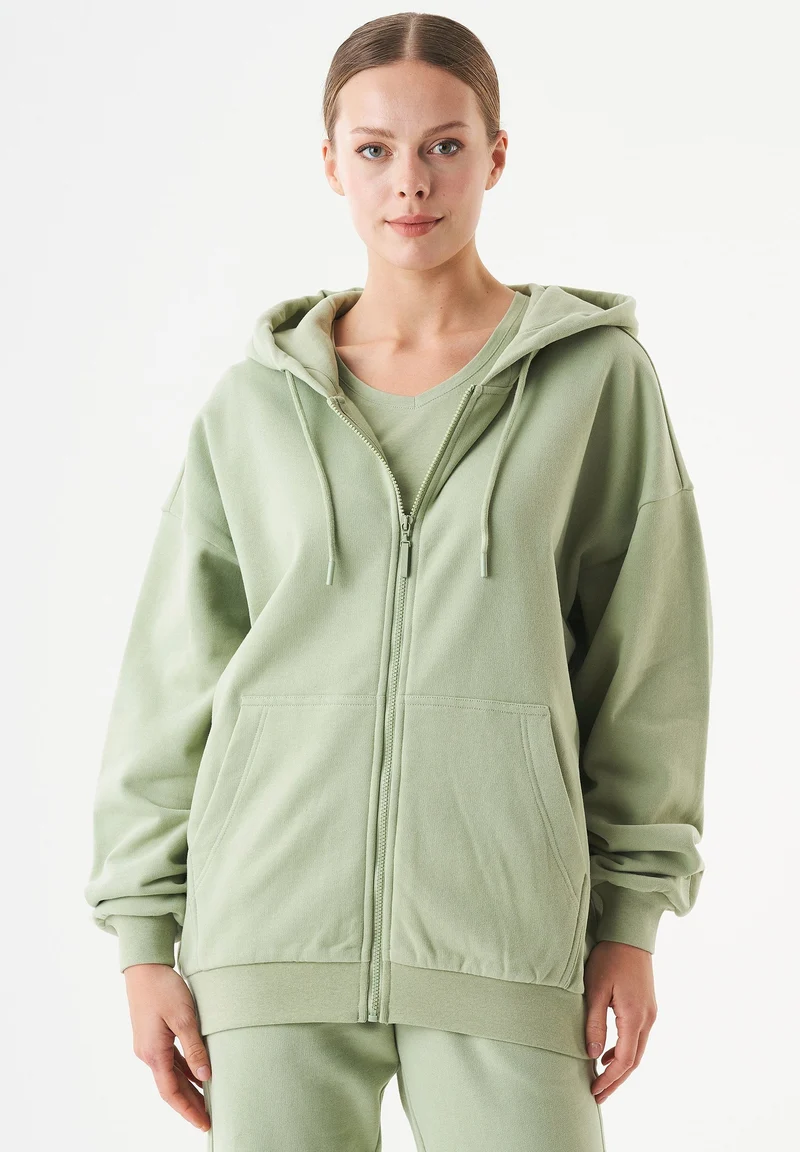 JALE Soft Touch Sweatjacke aus Bio-Baumwolle