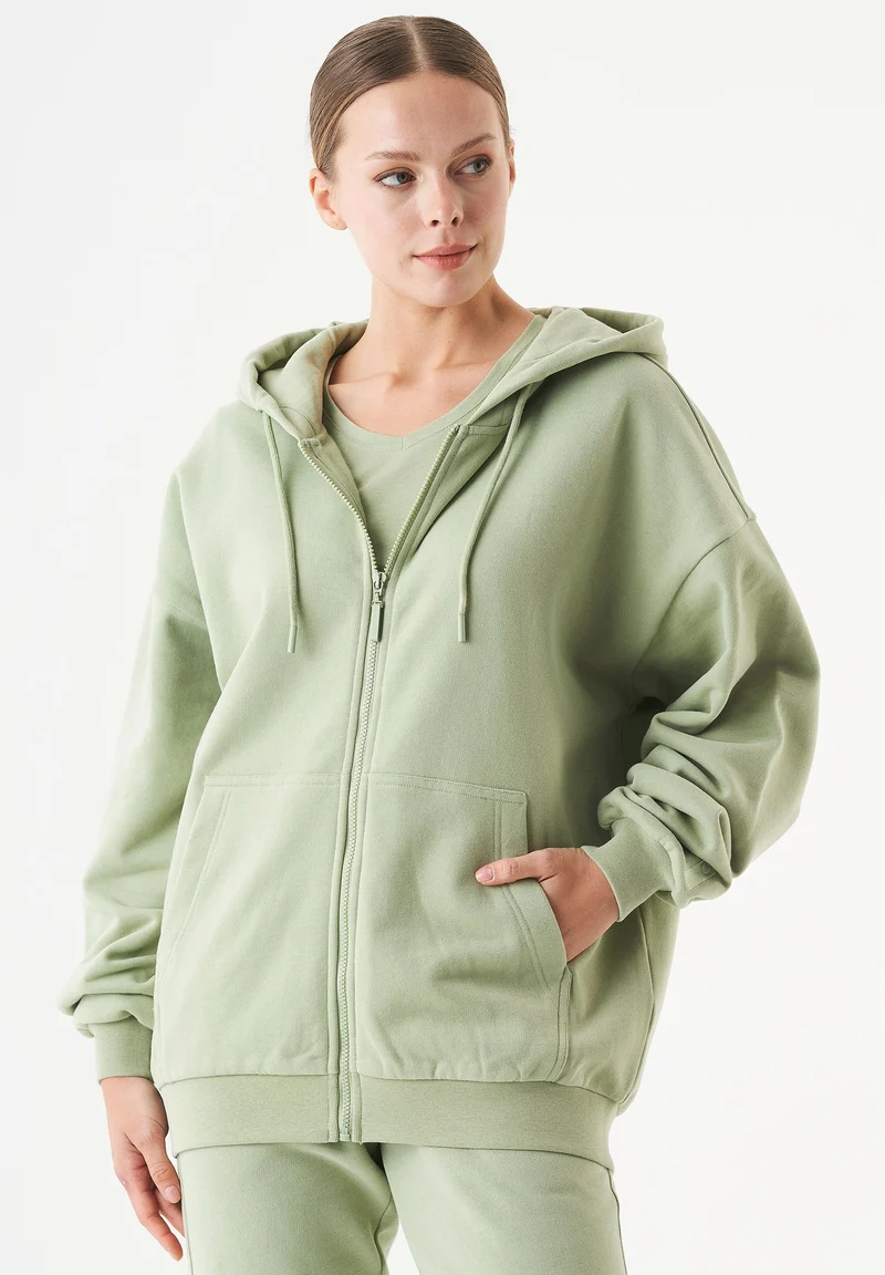 JALE Soft Touch Sweatjacke aus Bio-Baumwolle