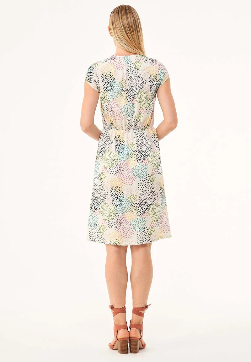 Kleid aus TENCEL™ Lyocell mit Allover-Print