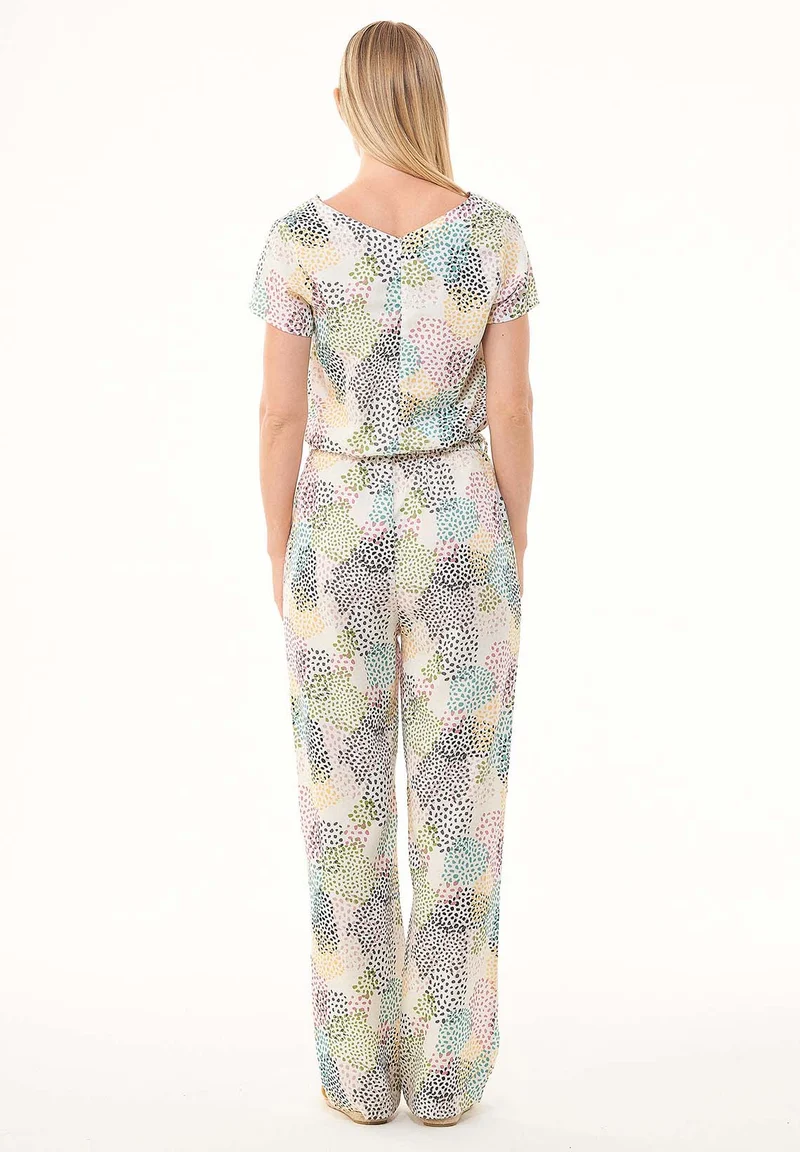 Jumpsuit aus TENCEL™ Lyocell mit Allover-Print