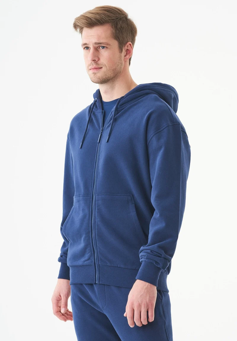 JUNDA Unisex Soft Touch Sweatjacke aus Bio-Baumwolle