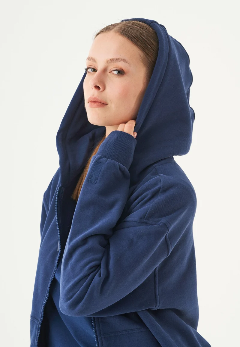 JUNDA Unisex Soft Touch Sweatjacke aus Bio-Baumwolle