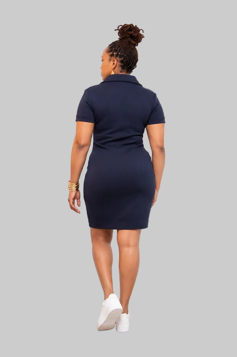 Mnubistyle Navy Baddie Dress