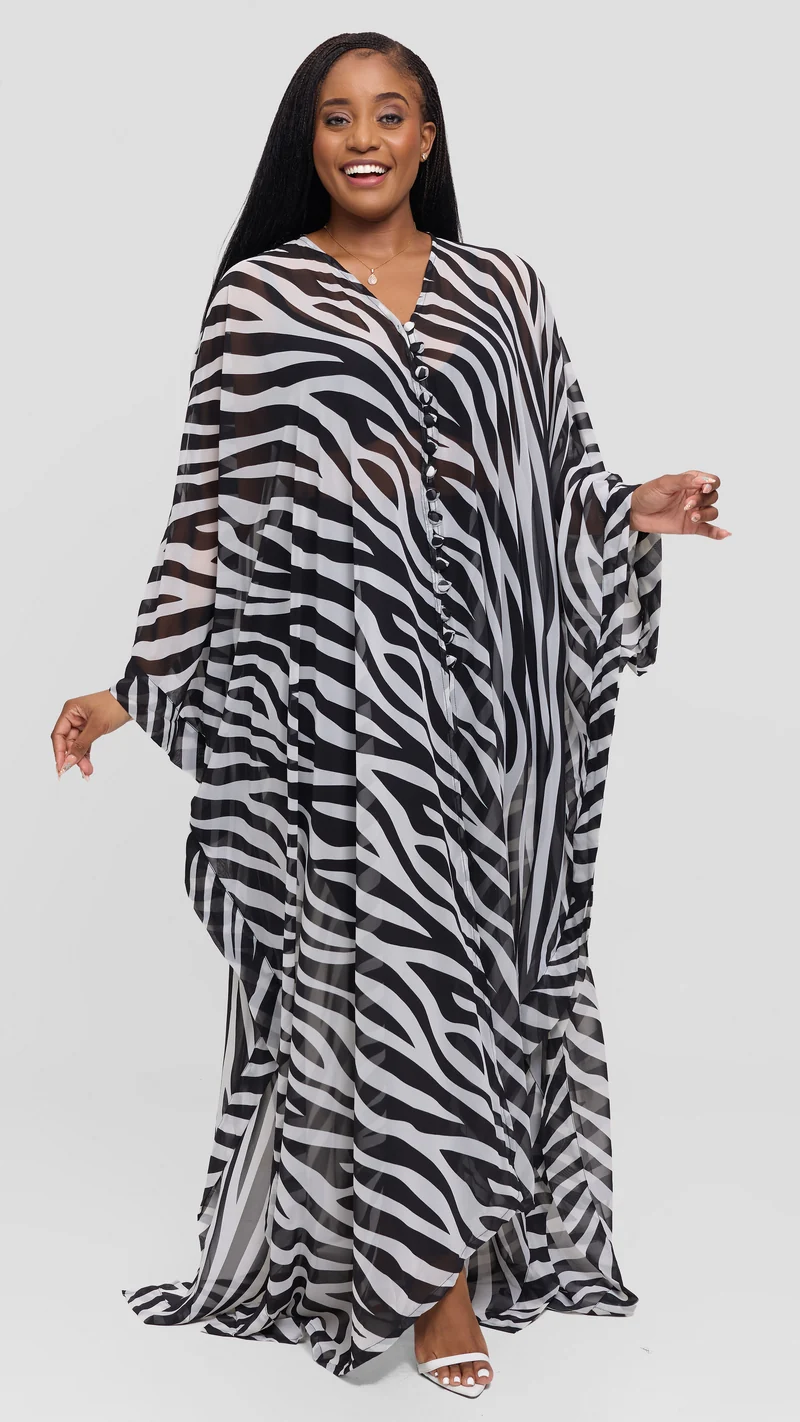 Nika Bonica Serena Kaftan - Black