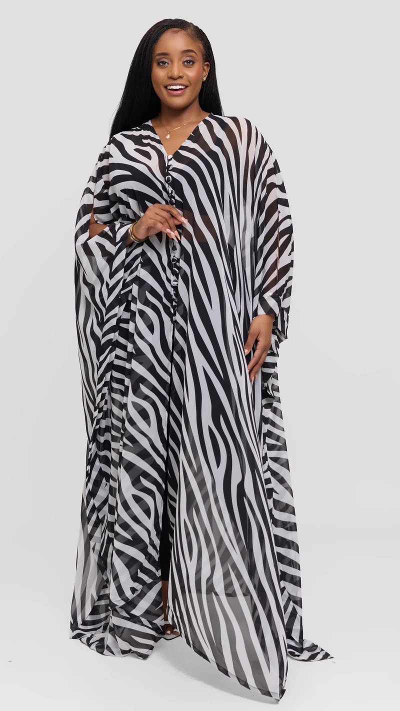 Nika Bonica Serena Kaftan - Black