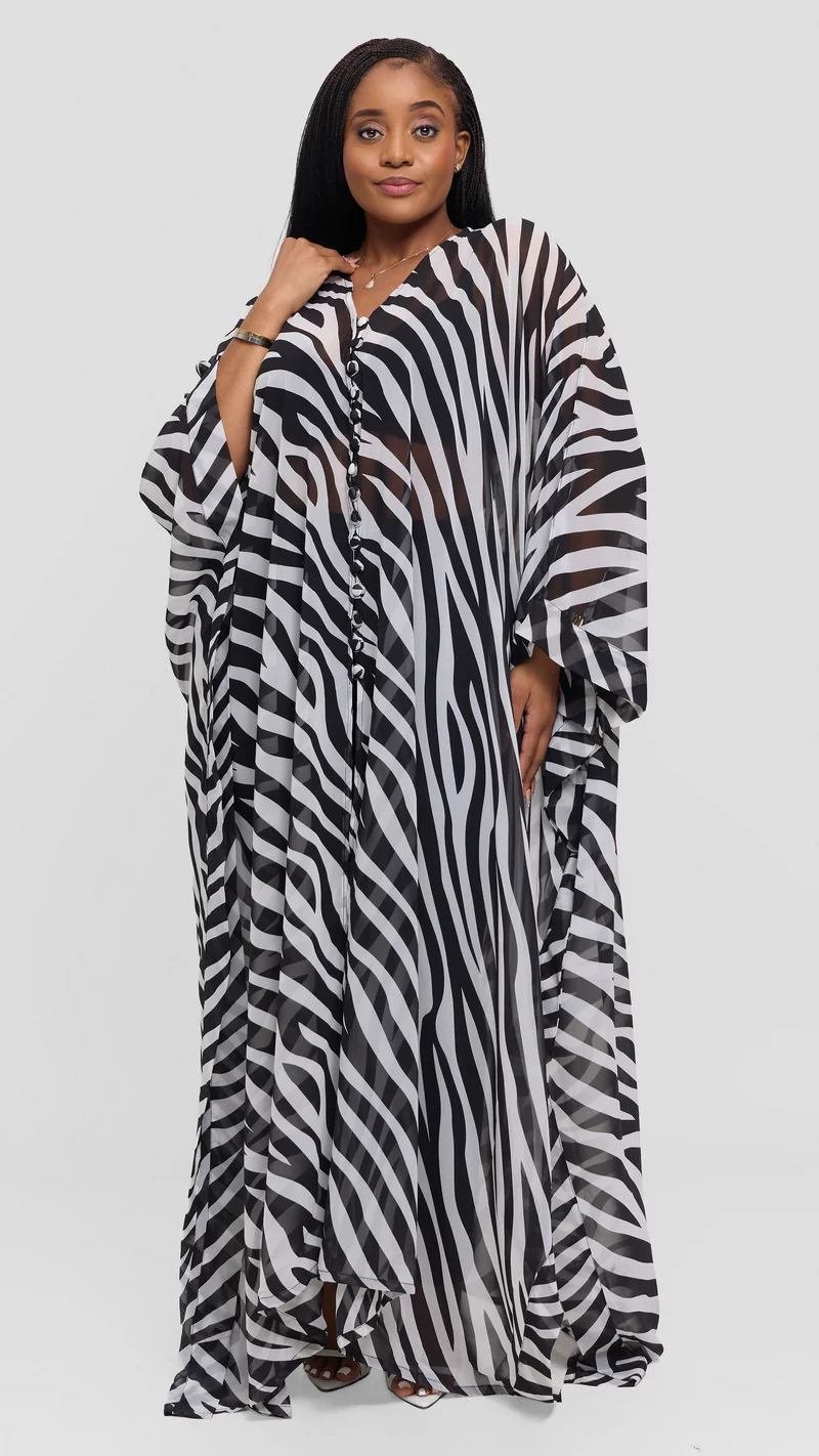 Nika Bonica Serena Kaftan - Black