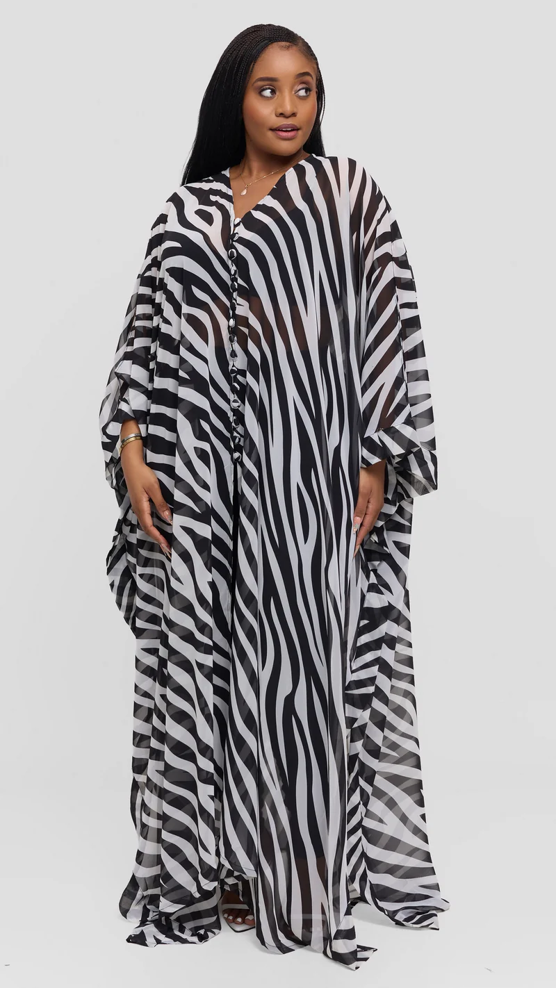 Nika Bonica Serena Kaftan - Black