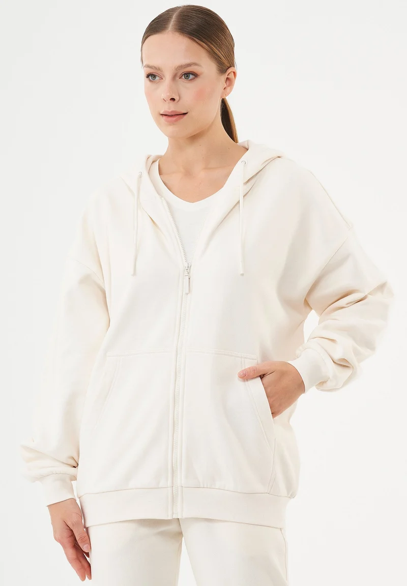 JALE Soft Touch Sweatjacke aus Bio-Baumwolle
