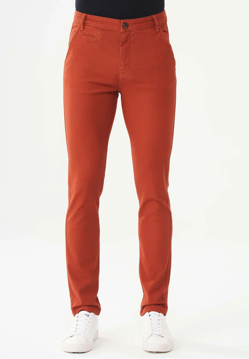 Slim Chino-Hose aus Bio-Baumwolle