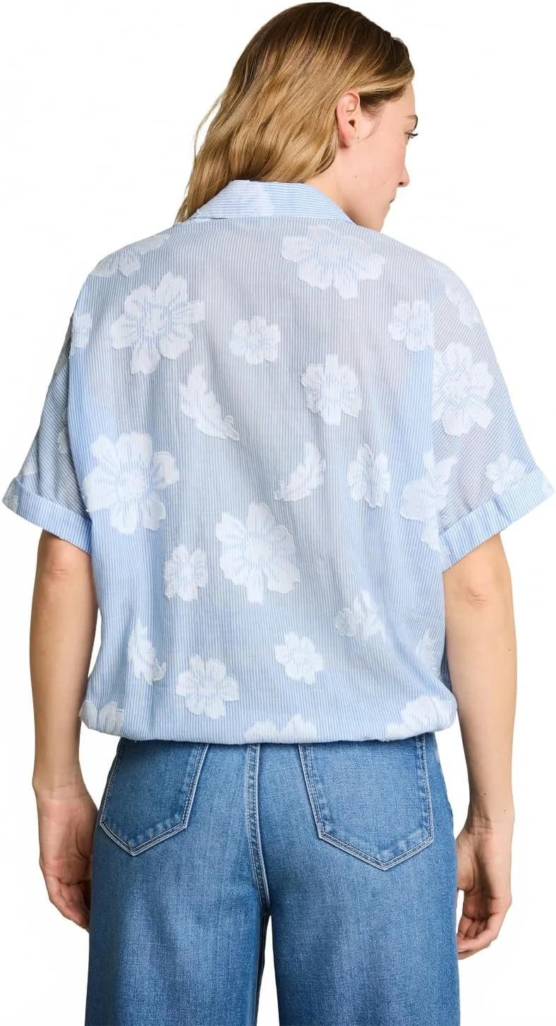 Tom Tailor Woman blouse striped Blau