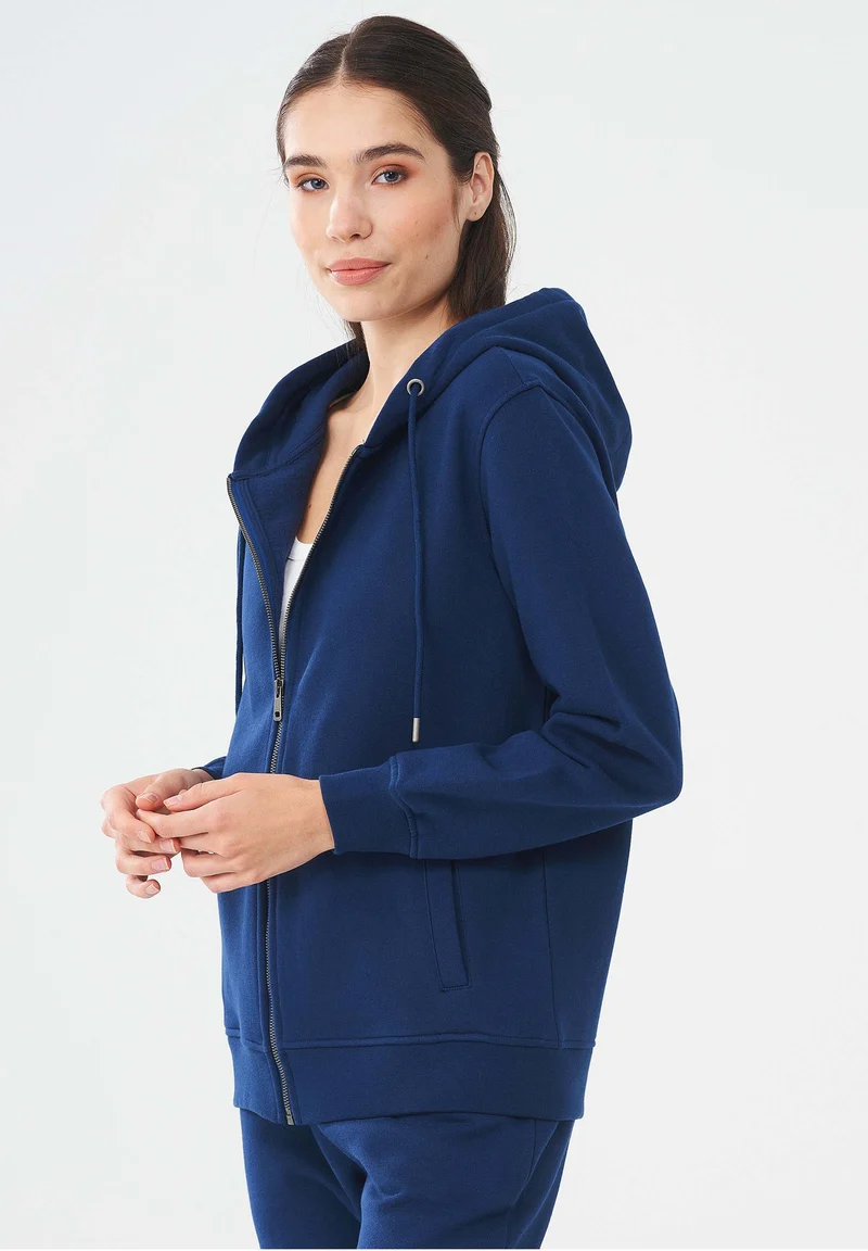 Sweatjacke aus Bio-Baumwolle