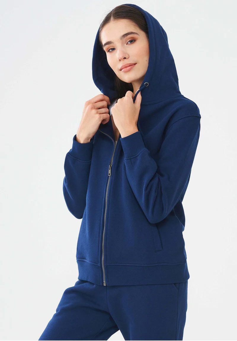 Sweatjacke aus Bio-Baumwolle