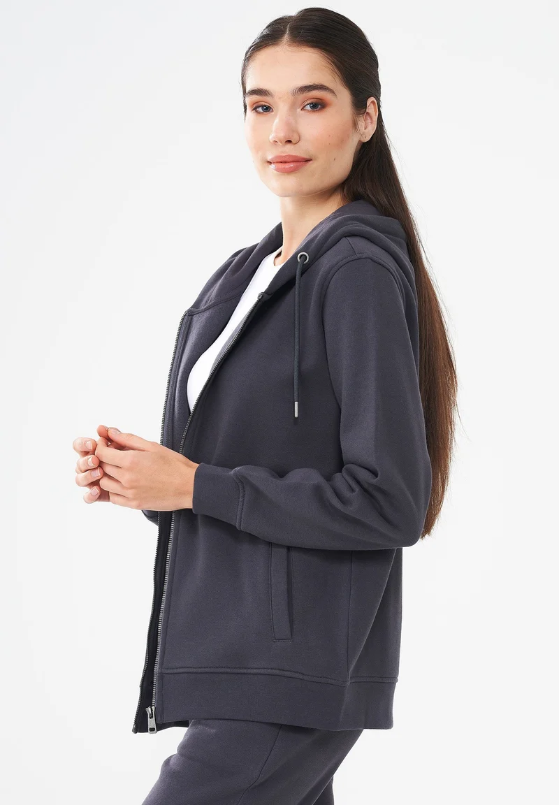 Sweatjacke aus Bio-Baumwolle