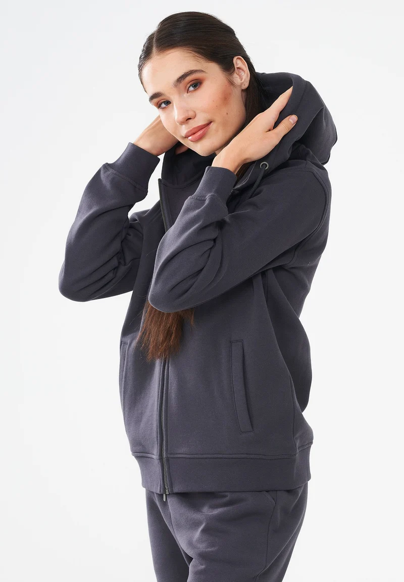 Sweatjacke aus Bio-Baumwolle