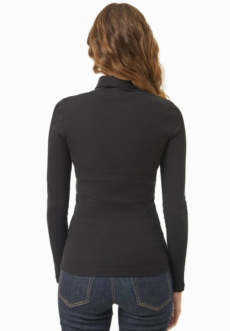 Rollkragenshirt aus Bio-Baumwolle
