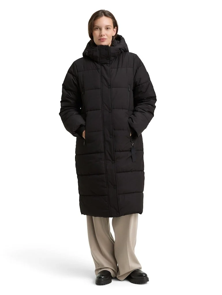 Tom Tailor Langmantel schwarz