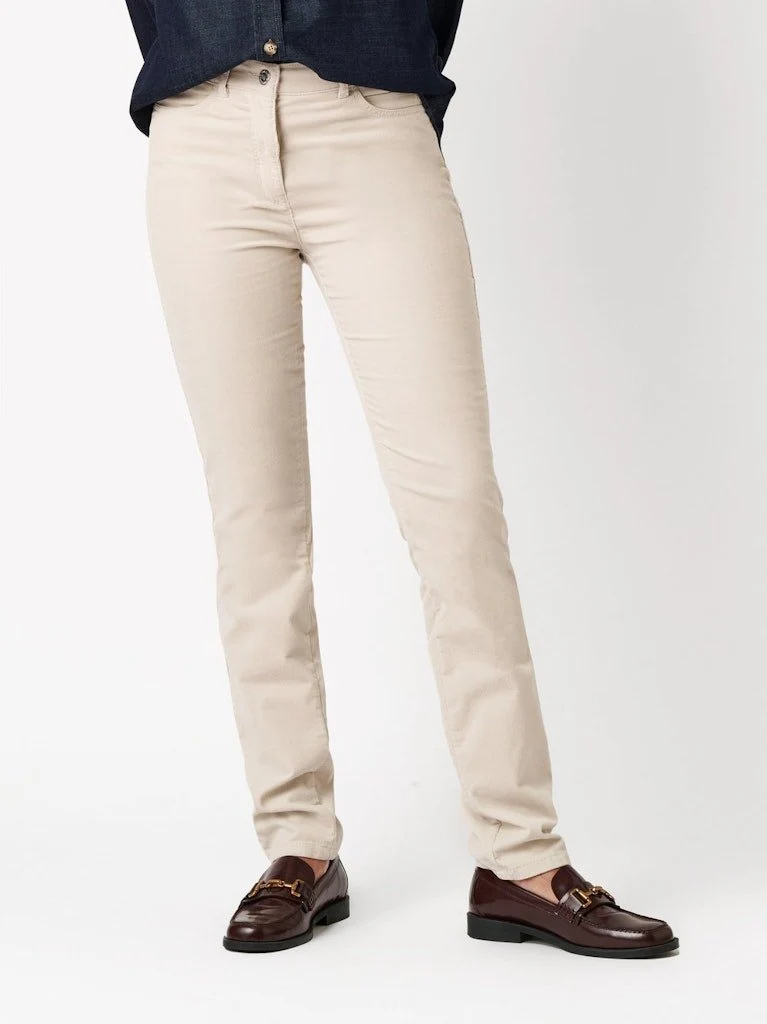 Toni Stoffhose Creme