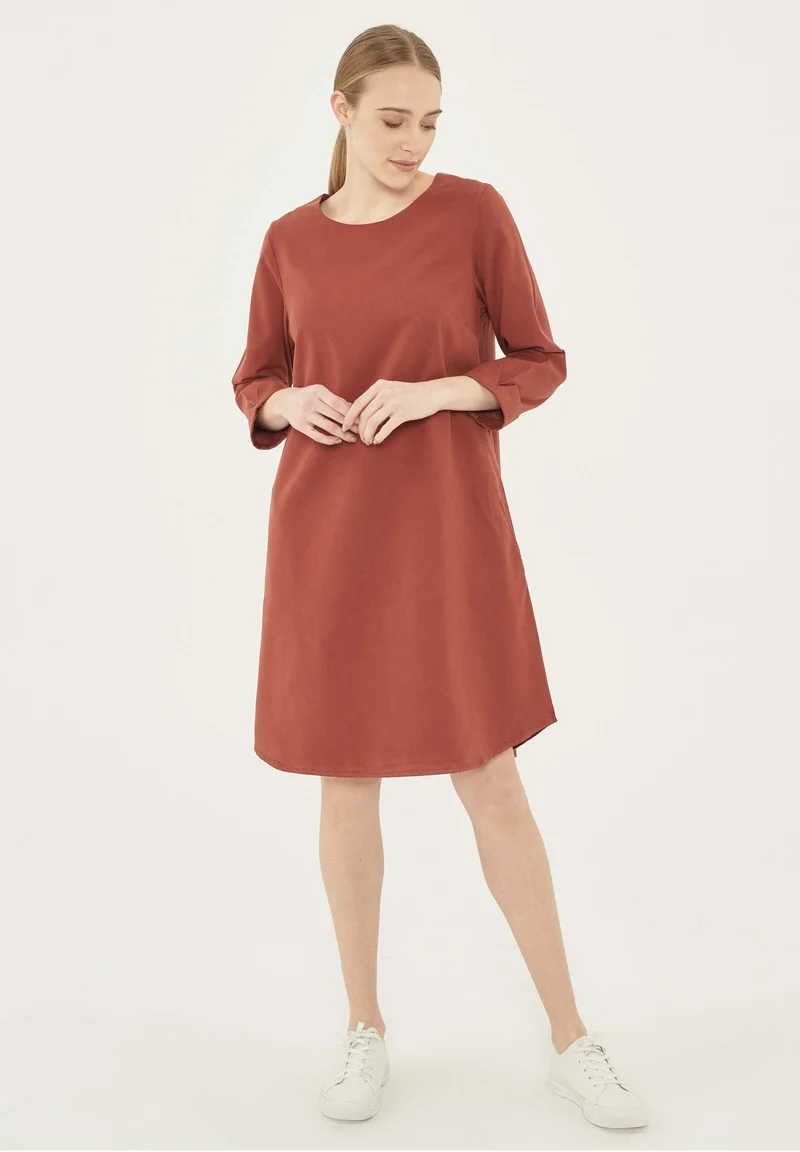 Garment Dyed Kleid aus TENCEL™ Lyocell-mix