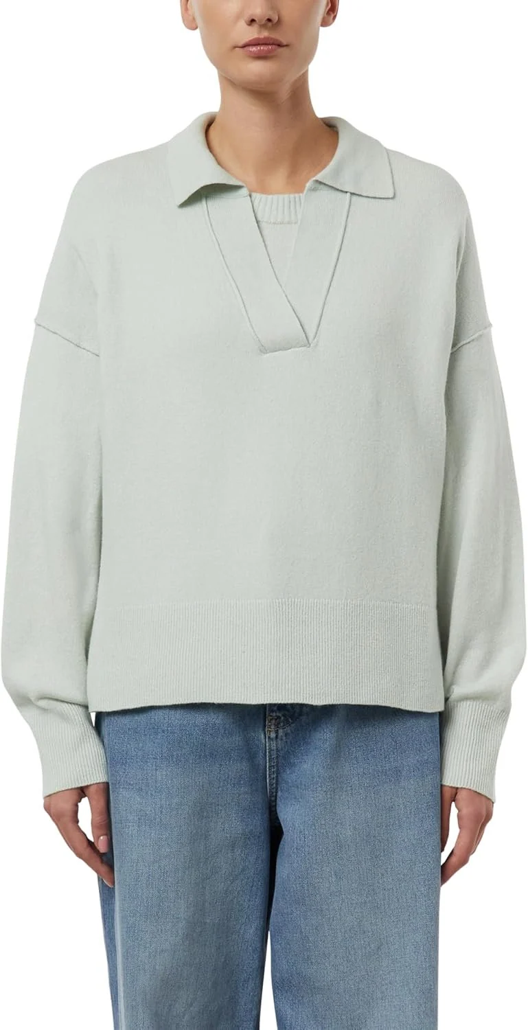 Comma Strickpullover Grün