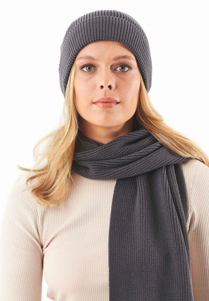 Unisex Strickschal aus Bio-Baumwolle