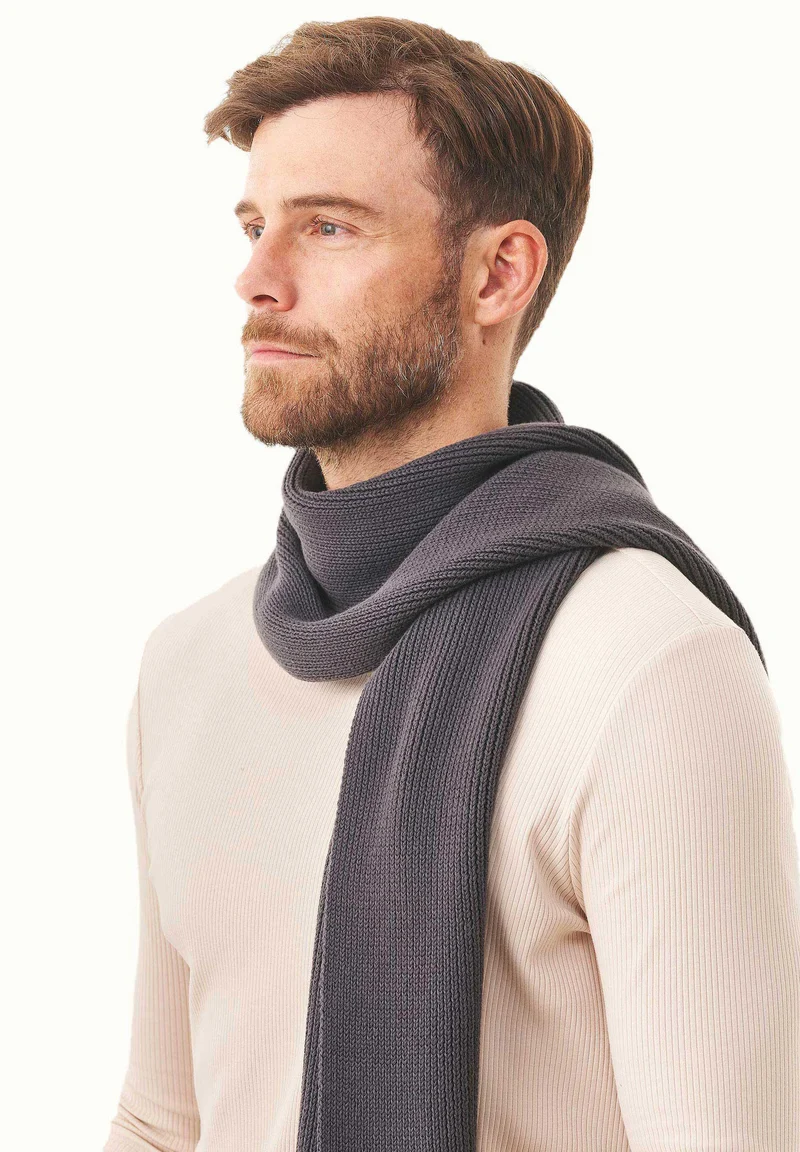 Unisex Strickschal aus Bio-Baumwolle