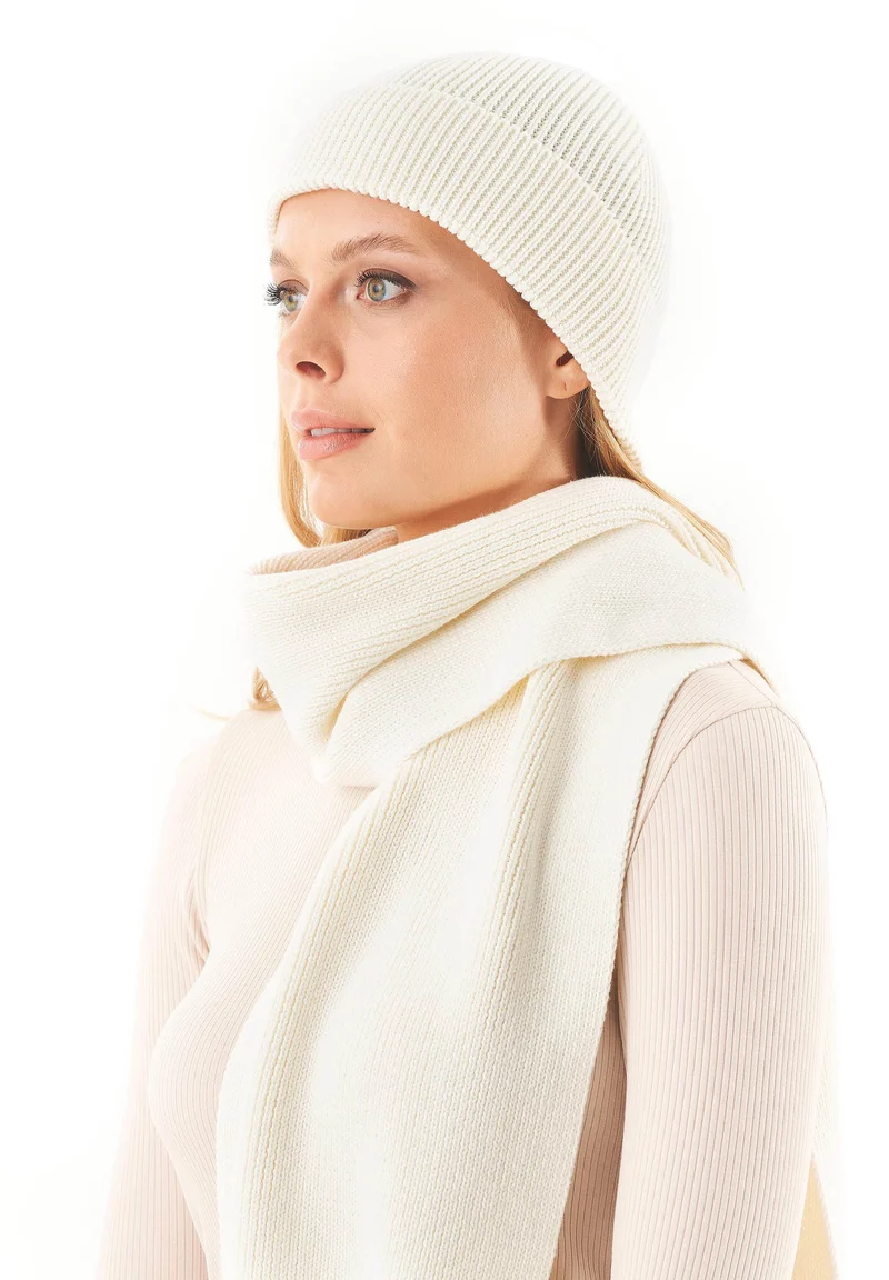 Unisex Strickschal aus Bio-Baumwolle