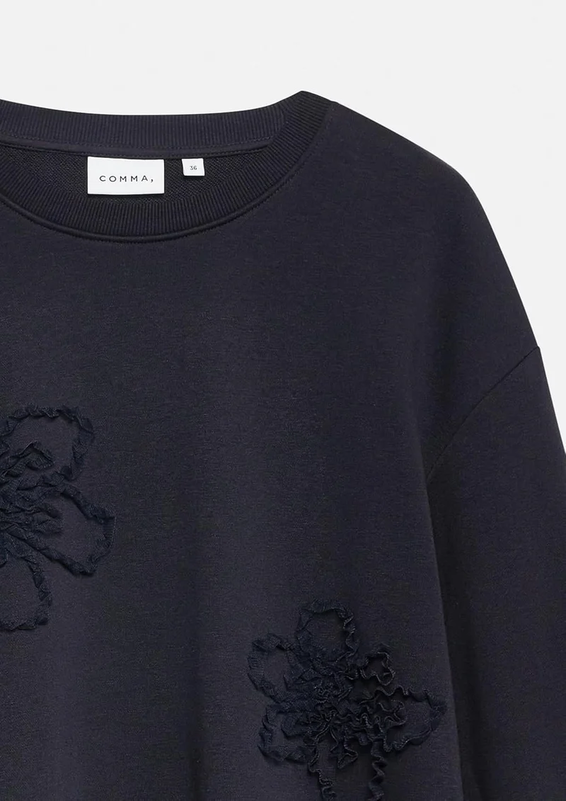 Comma Sweatshirt Blau