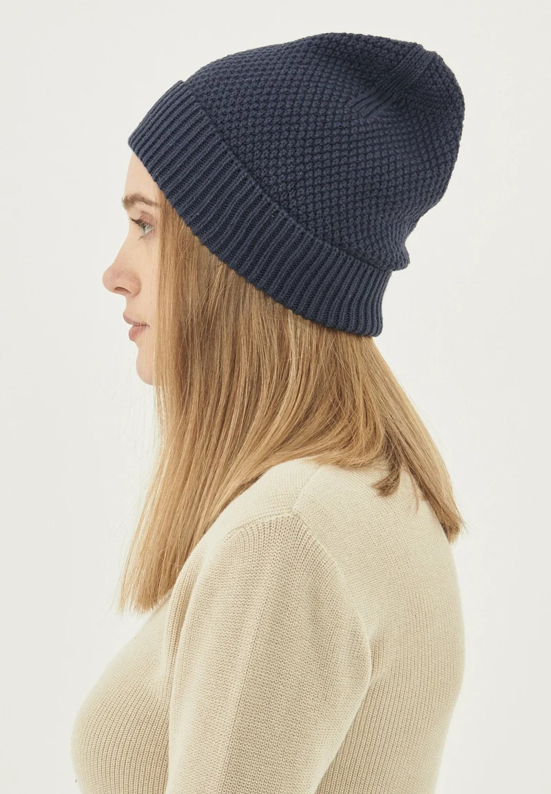 Waffelstrick Beanie aus Bio-Baumwolle