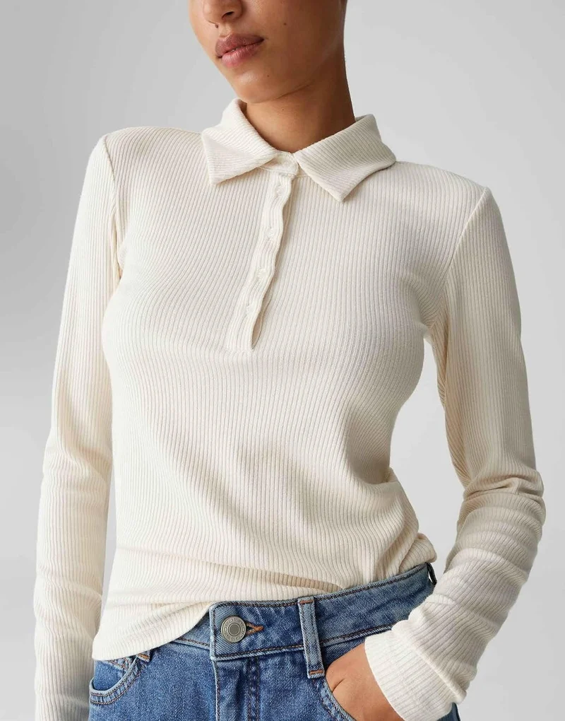 Opus Poloshirt Beige