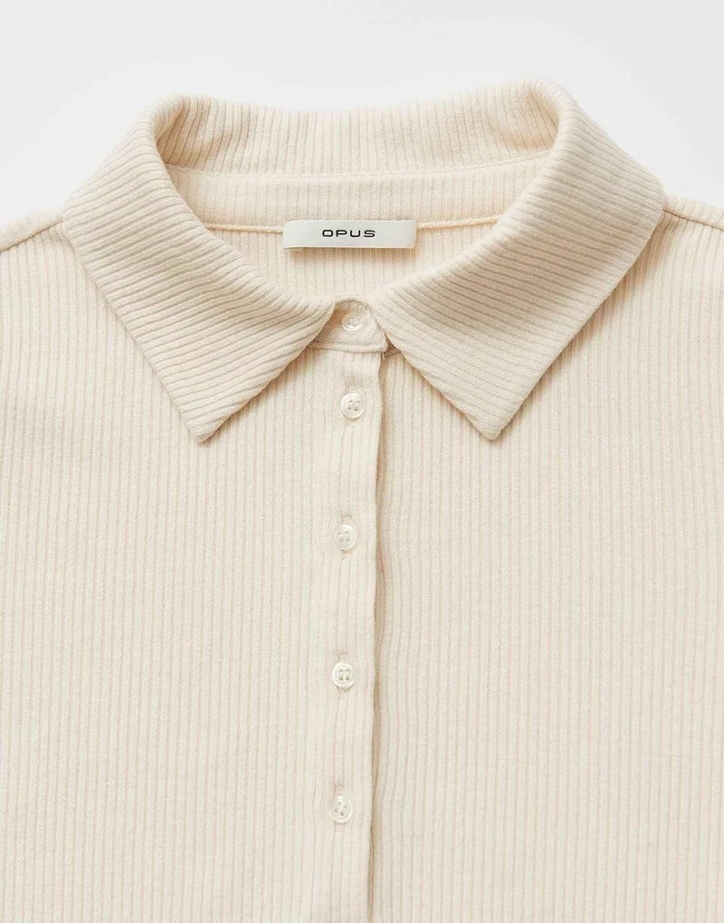 Opus Poloshirt Beige